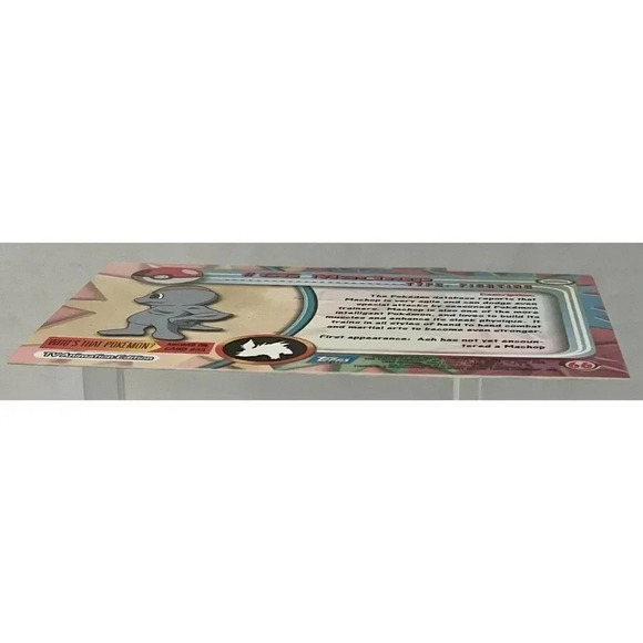 Pokemon Card Machop #66 TOPPS Series 1 NM 1999 Non-Holo TV Animation Edition - Picture 8 of 14
